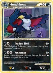 Honchkrow (16) 016/90  - Reverse Holofoil Undaunted - Rare