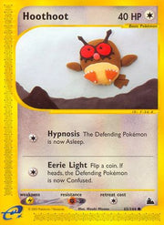 Hoothoot 065  - Reverse Holofoil Skyridge - Common