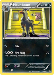 Houndoom 075/124  - Reverse Holofoil Dragons Exalted - Rare