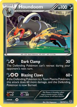 Houndoom 056/101  - Holofoil Plasma Blast - Holo Rare