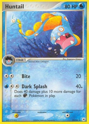Huntail 019  - Reverse Holofoil Hidden Legends - Rare