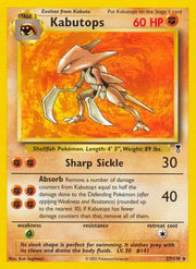 Kabutops 027  Legendary Collection - Rare
