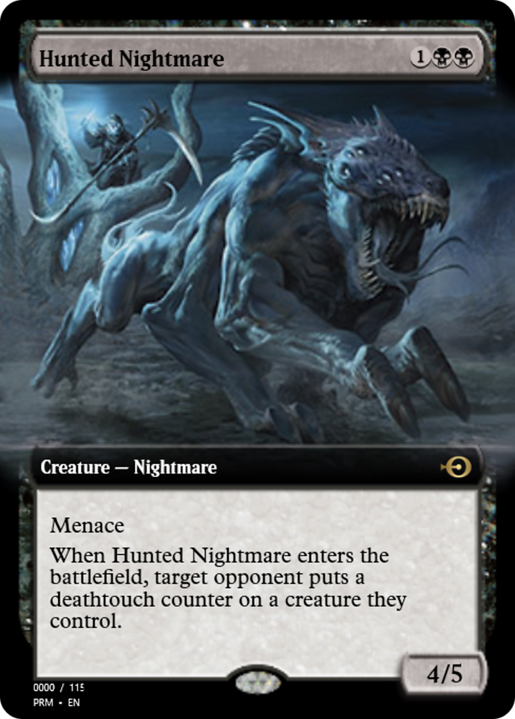 Hunted Nightmare (PRM-80875) - Magic Online Promos Foil
