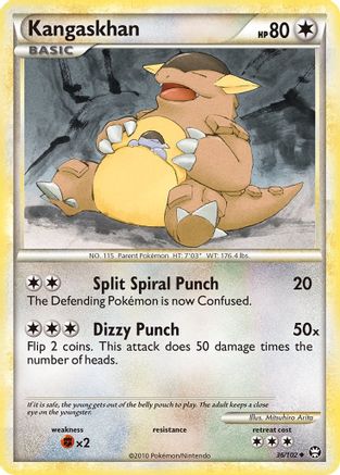 Kangaskhan 036  Triumphant - Uncommon