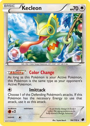 Kecleon 094  Plasma Freeze - Rare