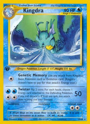 Kingdra 019/64  - 1st Edition Neo Revelation - Rare