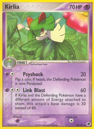 Kirlia 032/101  Dragon Frontiers - Uncommon