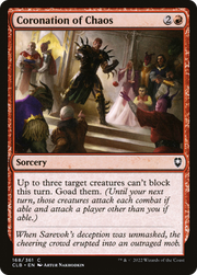 Coronation of Chaos (CLB-168) - Commander Legends: Battle for Baldur's Gate Foil