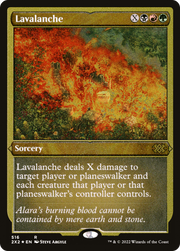 Lavalanche (2X2-516) - Double Masters 2022 Etched Foil
