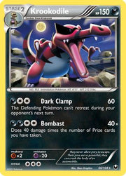 Krookodile 066  - Reverse Holofoil Dark Explorers - Holo Rare
