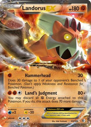 Landorus EX 089  - Holofoil Boundaries Crossed - Ultra Rare