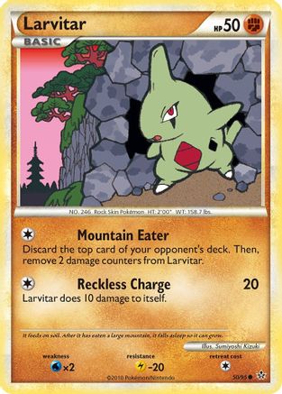 Larvitar (50) 050/95  Unleashed - Common