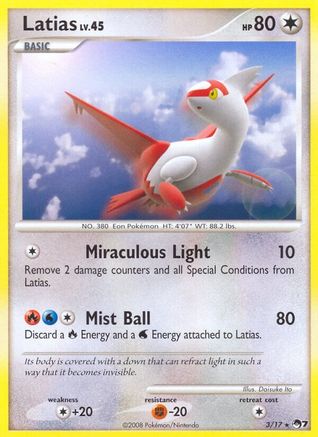 Latias 003  POP Series 7 - Rare