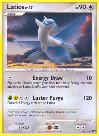 Latios 004  - Holofoil POP Series 7 - Rare
