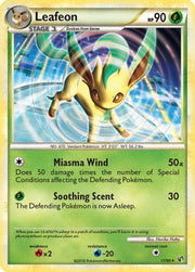 Leafeon 017  Undaunted - Rare