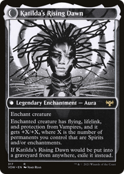 Katilda, Dawnhart Martyr // Katilda's Rising Dawn (VOW-317) - Innistrad: Crimson Vow: (Showcase, Double Faced Transform)