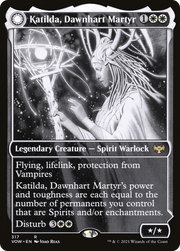 Katilda, Dawnhart Martyr // Katilda's Rising Dawn (VOW-317) - Innistrad: Crimson Vow: (Showcase, Double Faced Transform) Foil