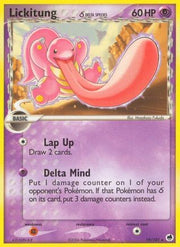 Lickitung (Delta Species) 019/101  - Reverse Holofoil Dragon Frontiers - Rare