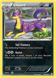 Liepard 091  - Holofoil Boundaries Crossed - Holo Rare