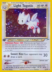 Light Togetic 015  - 1st Edition Holofoil Neo Destiny - Holo Rare
