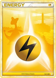 Lightning Energy 118/123  - Reverse Holofoil HeartGold SoulSilver - Common