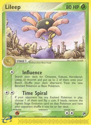 Lileep 042/100  Sandstorm - Uncommon