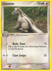 Linoone 034  - Reverse Holofoil Emerald - Uncommon