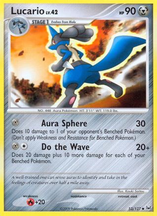 Lucario 053  Platinum - Uncommon