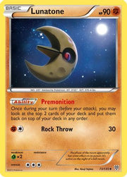 Lunatone 073  - Reverse Holofoil Plasma Storm - Uncommon