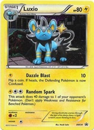 Luxio BW34  - Holofoil Black and White Promos - Holo Rare