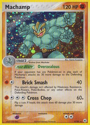 Machamp 009  - Reverse Holofoil Hidden Legends - Holo Rare