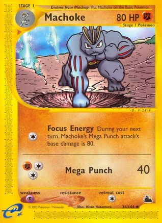 Machoke 038  Skyridge - Uncommon