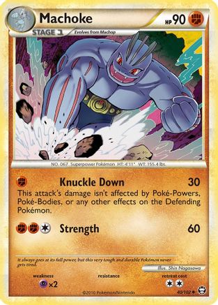 Machoke 040/102  Triumphant - Uncommon
