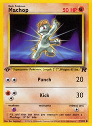 Machop 059/82  - 1st Edition Team Rocket - Common