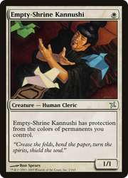 Empty-Shrine Kannushi (BOK-002) - Betrayers of Kamigawa Foil