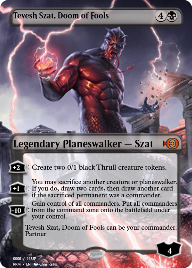 Tevesh Szat, Doom of Fools (PRM-85946) - Magic Online Promos Foil