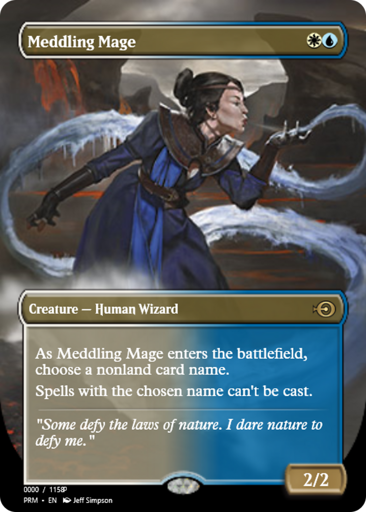 Meddling Mage (PRM-82830) - Magic Online Promos