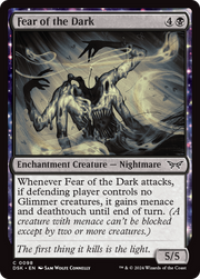 Fear of the Dark (DSK-098) - Duskmourn: House of Horror: (enchantment) Foil