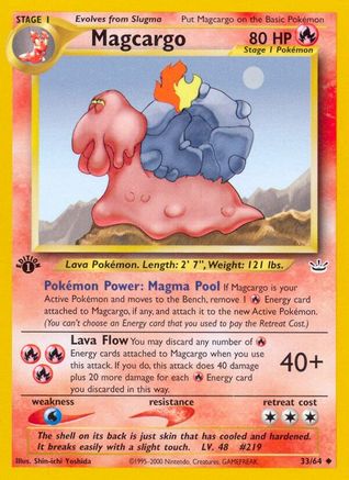 Magcargo 033/64  - Unlimited Neo Revelation - Uncommon