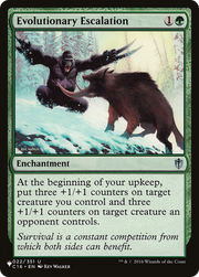 Evolutionary Escalation (LIST-C16-22) - The List