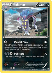Malamar (77) 077  - Reverse Holofoil XY Base Set - Rare