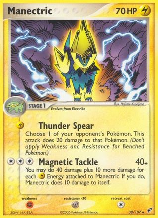 Manectric 038/107  Deoxys - Uncommon