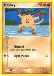 Mankey 038  - Reverse Holofoil FireRed & LeafGreen - Uncommon