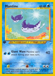 Mantine 074/105  - 1st Edition Neo Destiny - Common