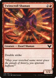 Twinscroll Shaman (STX-118) - Strixhaven: School of Mages