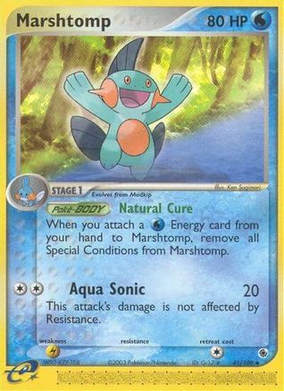 Marshtomp 041/109  Ruby and Sapphire - Uncommon