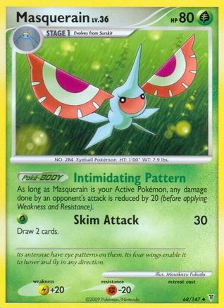 Masquerain 068  - Reverse Holofoil Supreme Victors - Uncommon