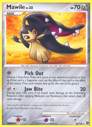Mawile 024  - Reverse Holofoil Great Encounters - Rare