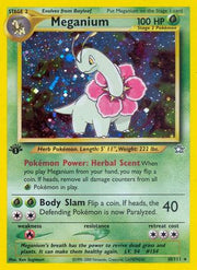 Meganium (10) 010/111  - 1st Edition Holofoil Neo Genesis - Holo Rare