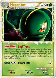 Meganium (Prime) 109/123  - Holofoil HeartGold SoulSilver - Ultra Rare